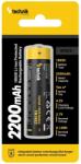 TECHNIK Acumulator industrial lithium terminal cu varf 18650 3.7V 2200mAh Technik (ACCU-18650L/220-TH-THK) Baterie reincarcabila