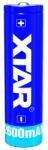 XTAR Acumulator industrial Li-ion terminal cu varf 18650 3.7V 2600mAh XTAR (ACCU-18650/260-TH-XTR) Baterie reincarcabila