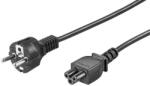Goobay Cablu alimentare laptop Schuko tata drept - EC320-C5 mama negru 1.8m Goobay (CABLE-712/A)