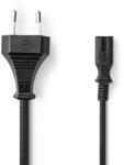 Nedis Cablu alimentare Euro tata - IEC-320-C7 2m negru, Nedis (PCGB11040BK20)