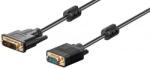 Goobay Cablu DVI-I 12+5p tata - VGA tata, FullHD, 2m, Goobay (CABLE-195G/2.0)