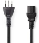 Nedis Cablu de alimentare Nedis, fisa tip J (CH) - IEC-320-C13, 2m, negru (CEGP11200BK20)
