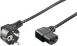 Goobay Cablu de alimentare calculator Schuko 90grade tata - CCE mama 90grade1.5m Goobay (CABLE-703AN-1.5)