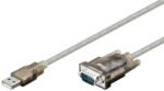 Goobay Cablu convertor serial RS232 9p D-SUB tata, 1.5m, Goobay (CABLE-USB/RS232-1.5TT-GBAY)