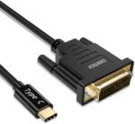 Choetech Cablu USB-C - DVI Choetech XCD-0018, 1.8m, negru (CABLE-USBC/DVI-XCD0018/1.8-CHO)
