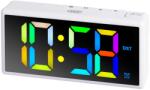 Trevi Ceas desteptator Trevi EC 886, afisaj digital multicolor, alb (CLOCK-DESK-EC886WE-TRV)