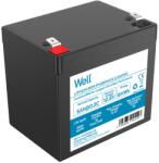 Well Acumulator litiu LiFePO4 Well 12.8V 5Ah, terminal F2, 90x70x101(107)mm (BAT-LI-12.8V5AH-WL) Baterie reincarcabila