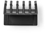 NEDIS Organizator de cabluri, 5 sloturi, max 7.1mm, set 2 bucati, negru, Nedis (CMGC21052BK)