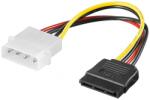 Goobay Cablu alimentare 4p 5.25 tata - SATA 0.13m, Goobay (CABLE-PW-SATA-05)