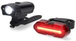 Nedis Lanterna LED bicicleta fata spate reincarcabila, 400lm, 4.5lm, Nedis (LBICYCLER10BK) - vitacom