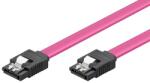Goobay Cablu de date SATA 6 Gb/s, SATA 7-pini tata - SATA 7-pini tata, 0.5m, roz, Goobay (CABLE-HDD-SATA/0.5PK)