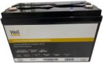 Well Acumulator litiu LiFePO4 Well 12.8V 100Ah, cu BMS, terminal M8, 334x175x218mm (BAT-LI-12.8V100AH-WL) Baterie reincarcabila