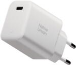 Native Union Incarcator de retea GaN 1x USB-A + 1x USB-C PD 45W Alb (FAST-PD45-WHT-EU) - vexio