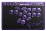 8BitDo Arcade Stick All-Button, Nintendo Switch/Switch 2, PC, ediția Signature, violet transparent, controler fără fir (RET00917)