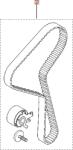Original Renault Set curea de distributie ORIGINAL RENAULT 130C11508R (13 0C 115 08R)