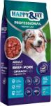 Happy&Fit Professional Adult beef, pork, spinach & broccoli 19 kg