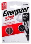 Energizer gombelem CR2025, lítium, 2db/csomag (ENERGIZER_E304126903) (ENERGIZER_E304126903)