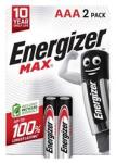 Energizer MAX tartós elem AAA, alkáli, 2db/csomag (ENERGIZER_E303325300) (ENERGIZER_E303325300)