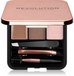 Revolution Brow Sculpt Kit сет за перфектни вежди цвят Brown 2.2 гр