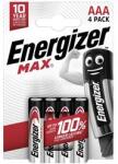 Energizer MAX tartós elem AAA, alkáli, 4db/csomag (ENERGIZER_E303325600) (ENERGIZER_E303325600)