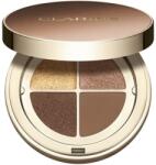 Clarins Ombre 4 Colour Eye Palette палитра сенки за очи за дълготраен ефект цвят 04 - Brown Sugar Gradation 4.2 гр