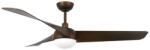 Lucci Air 21617249 - Ventilator OSPREY cu LED reglabil 1xGX53/12W/230V, diam. 132 cm, bronz + telecomandă (FAN00311)