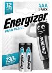 Energizer MAX PLUS tartós elem AAA, alkáli, 2db/csomag (ENERGIZER_E303320500) (ENERGIZER_E303320500)
