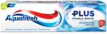 Aquafresh Plus fogkrém, fehérítő, ínyvédő, 75 ml (DOEHWOFFAYQ)