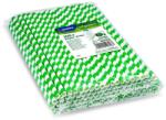 Wimex Papírszívószál spirál 8 × 25 cm, zöld - 100 darab (40706)