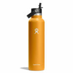 Hydro Flask Standard Flex Straw Cap 21 oz termosz fekete/bézs