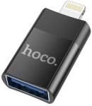 hoco. UA17 OTG adapter USB A- Lightning fekete