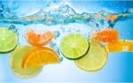 Media Öntapadó és mosható falfestmény Citrus vízben, 400 x 250 cm (FOTOTAP8896)