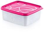  Fagyálló ételtároló pink tetővel 0, 65l