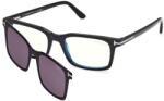 Tom Ford Rame ochelari de vedere barbati Clip-on Tom Ford FT6175B 001 Rama ochelari