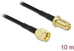 Delock Antennakábel RP-SMA-dugó - RP-SMA-hüvely LMR/CFD100 10 m low loss (90465)