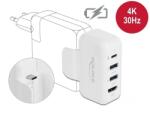 Delock 64080 dokkoló állomás és port replikátor USB 2.0 Type-C Fehér (64080)