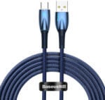 Baseus CABLU alimentare si date Baseus Glimmer Fast Charging Data Cable pt. smartphone USB la USB Type-C 100W 2m albastru CADH000503 timbru ve (27198)