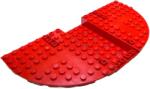 LEGO® 5100c5 - LEGO piros jármű alváz 20 x 10 x 1 1/3 méretű, íves sarkakkal, 4 x 9 méretű süllyesztett lyukas résszel (5100c5)