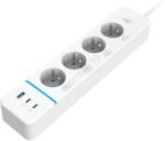Immax 07821L - Разклонител NEO LITE Smart с 4 AC гнезда + 1x USB + 2x USB-C, Wi-Fi (IM1543)