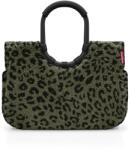 Reisenthel loopshopper L teddy leo olive - sturdy bag with practical compartments made from recycled PET bottles - charming and water-repellent design - OR5055