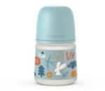 Suavinex Suavinex, Forest, biberon si tetina fiziologica, debit lent, albastru, 150 ml