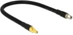 Delock 13012 RP-SMA antenna kábel 0.4m - Fekete (13012)