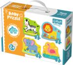 Trefl Trefl, Baby Classic, Animale pe safari Baby, puzzle, 18 piese Puzzle