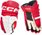 CCM Mănuși de hochei Tacks XR80 White/Red Senior 14″