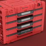 Qbrick System Modul cu sertare QBRICK SYSTEM PRIME Drawer 4 Toolbox Expert Red Ultra HD 65598 (SKRQPRIMD4ECZEPG011)