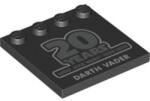 LEGO® Placă modificată 4 X 4 20 ani Dart Vader (6259761)