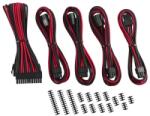 CableMod Set cabluri prelungitoare CableMod Classic ModMesh, 8+6 Series, cleme incluse, Black/Red, CM-CAB-CKIT-N86KKR-R