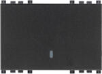 Vimar Tasta intrerupator 3 module Vimar Arke gri (VIM-19023.1)