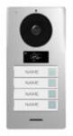 ORNO OR-VID-MA-1082KV Négycsaládos videós kültéri egység, 2MP Full HD, RFID a GAYD MULTI4 készletek bővítéséhez (OR-VID-MA-1082KV)