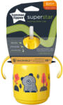 Tommee Tippee itatópohár - Superstar Training Straw Cup szívószálas 300ml 6hó sárga